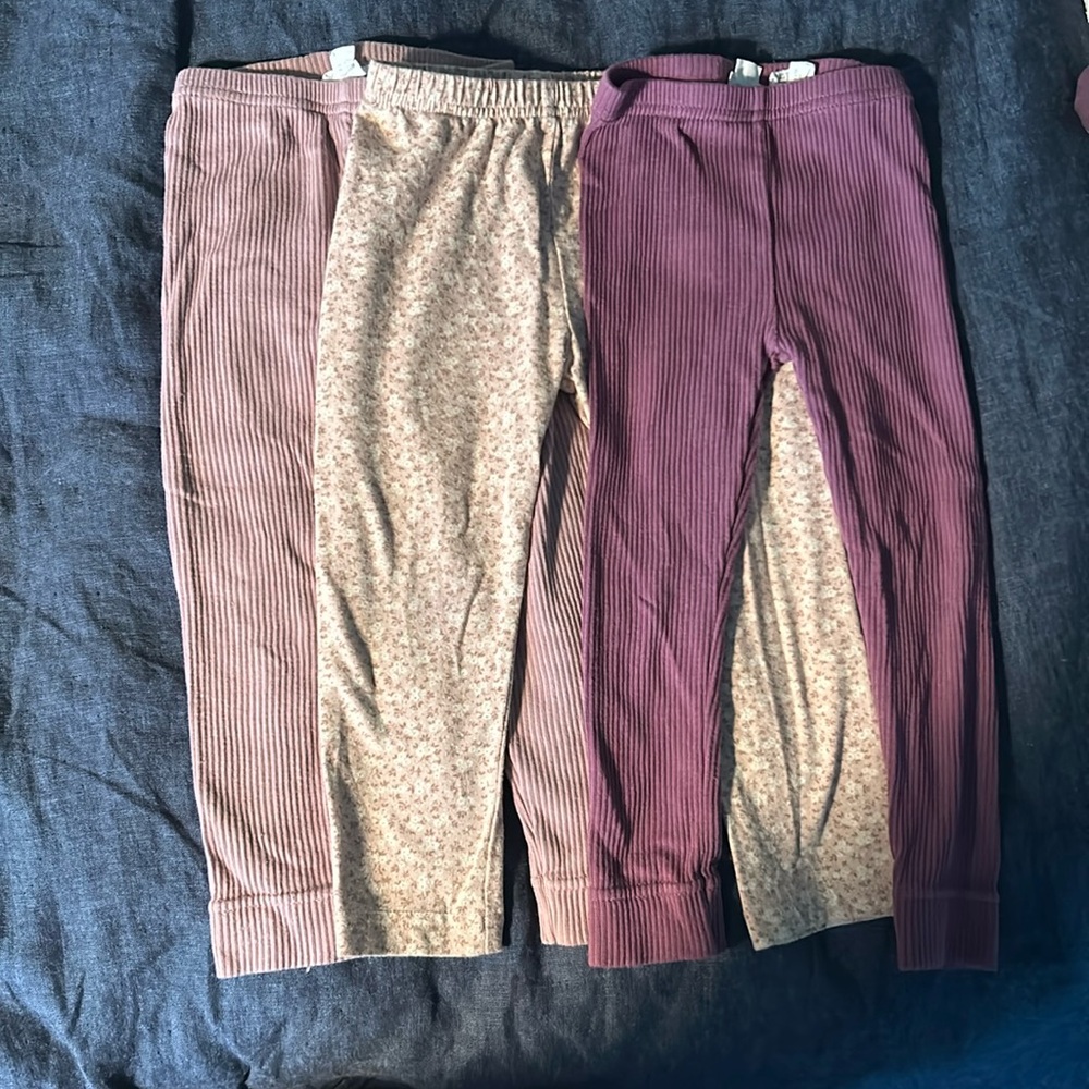 Three Pairs of Jamie Kay leggings size 2T